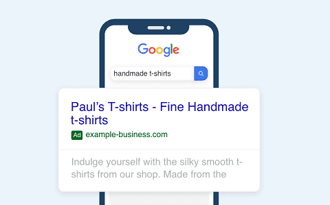 Paid search advertising services