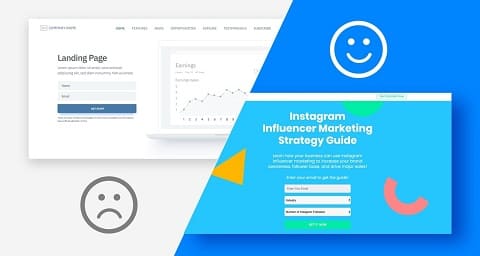 PPC landing page design